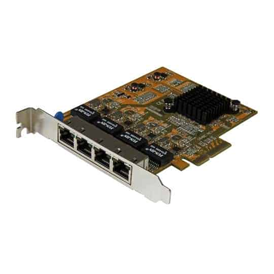 (image for) StarTech.com 4 Port PCIe Gigabit Network Adapter Card